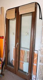 porta finestra legno /alluminio 