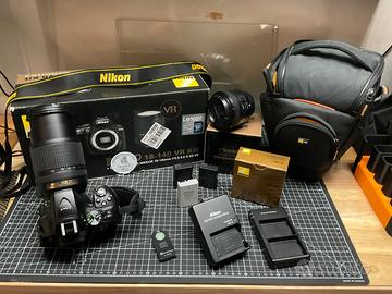 Fotocamera Reflex Nikon D5300 18-140mm + accessori