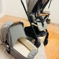 Trio NUNA passeggino + culla + ovetto con isofix