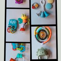 Lotto giochini e sonagli per neonati 