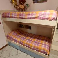 Camera con letto a castello