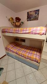 Camera con letto a castello