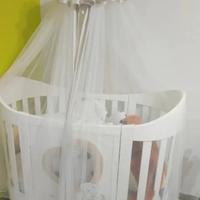 Culla raffaello ovale