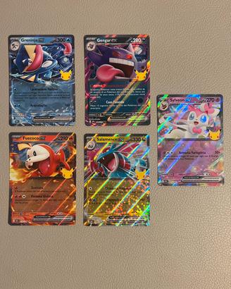 Pokémon 30° Anniversario - ITA Lotto 5 Carte