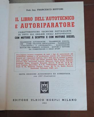Libro dell autotecnico e dell riparatore
