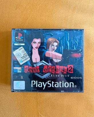 FEAR EFFECT 2 Retro Helix PSX ita - pari al nuovo