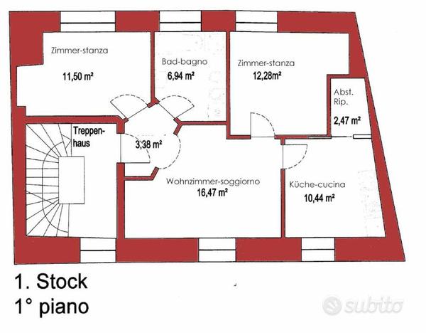 Cornaiano, trilocale al 1° piano in vendita