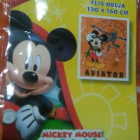 Tre Plaid copertina pile Topolino e Pjmasks e Cars