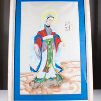 Dipinto su seta, Nostra Signora della Cina 46x64cm