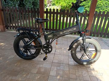 Bici Elettrica G-Force RC Nuova con Accessori