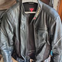 Tuta moto pelle divisibile