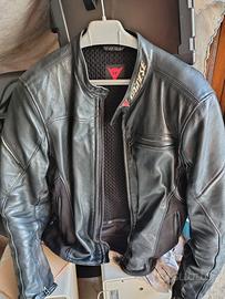 Tuta moto pelle divisibile