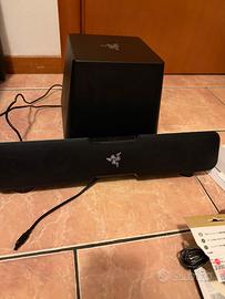 Razer leviathan sound bar e subwoofer