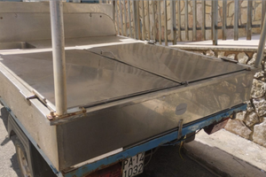 Cassone alimentare in acciaio inox