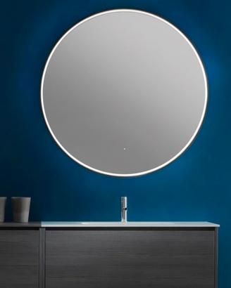 Specchio MAKE  UP bagno tondo BIANCO