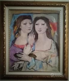 quadro olio su tela