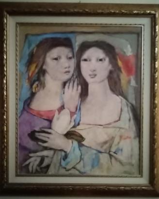 quadro olio su tela