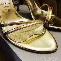 Sandalo nm.40 da donna Platino ( NUOVO )