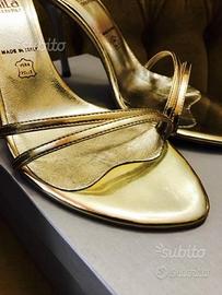 Sandalo nm.40 da donna Platino ( NUOVO )