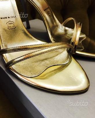 Sandalo nm.40 da donna Platino ( NUOVO )