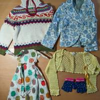 lotto 17 pezzi abbigliamento bambina da 2/4 anni