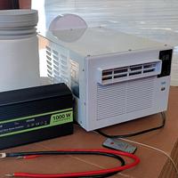 condizionatore +  inverter 1000w per  camper