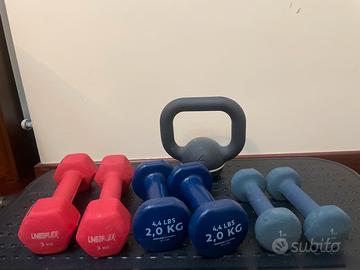 Manubri e kettlebell