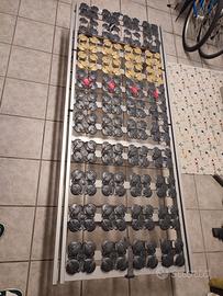 Rete con doppia alzata e materasso venatex