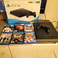 Playstation 4 con 6 giochi originali 🎮