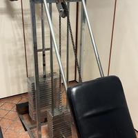 Hack squat e calf raises in piedi