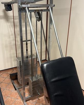 Hack squat e calf raises in piedi