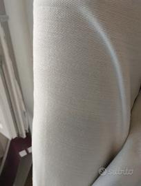 Cotone 100% bianco - 2 metri x 1,65 - No elastene