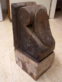 Camino 2 antiche teste laterali Toscana 1400/1500