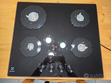 Gas da incasso a 4 fuochi electrolux 60cm