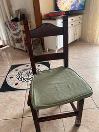 2 Sedie da cucina in legno