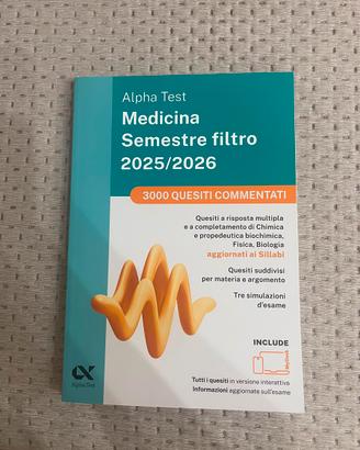 Alpha Test Medicina – Semestre Filtro 2025/2026