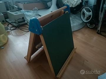 Lavagna bifacciale 40x50 per pennarelli e gessetti