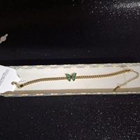 Bracciale a farfalla con ciondolo acciaio