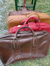 valige in pelle vintage