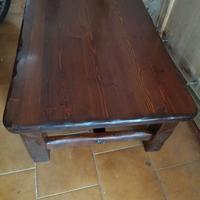 TAVOLINO RETTANGONLARE IN LEGNO MASSELLO