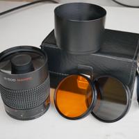 Rubinar 500mm f/8 Macro Catad. (M42) + duplic. 2x