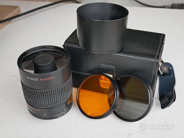 Rubinar 500mm f/8 Macro Catad. (M42) + duplic. 2x