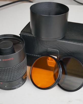 Rubinar 500mm f/8 Macro Catad. (M42) + duplic. 2x