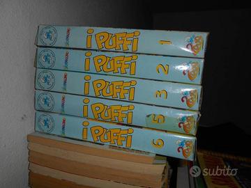 5 Cassette VHS "I Puffi"