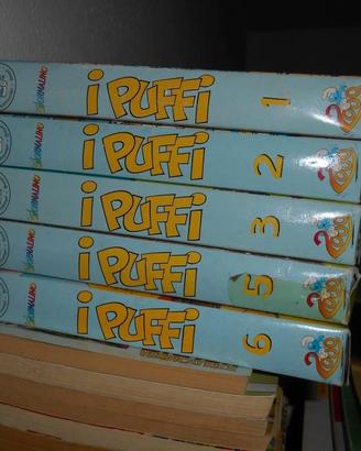 5 Cassette VHS "I Puffi"
