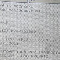 Cambio Volkswagen Golf 2010 1.6 Benzina GPL 
