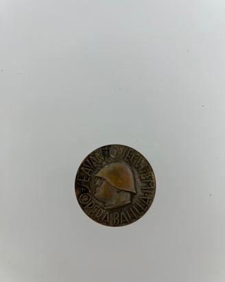 Spilla medaglia alla gioventù epoca fascista