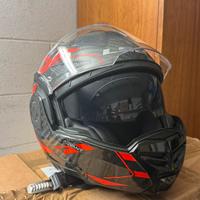 Casco modulare in carbonio