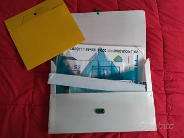 Cartella con Album Fabriano Disegno Squadre Scuola