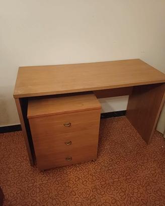 MOBILETTO PC CON CASSETTIERA
